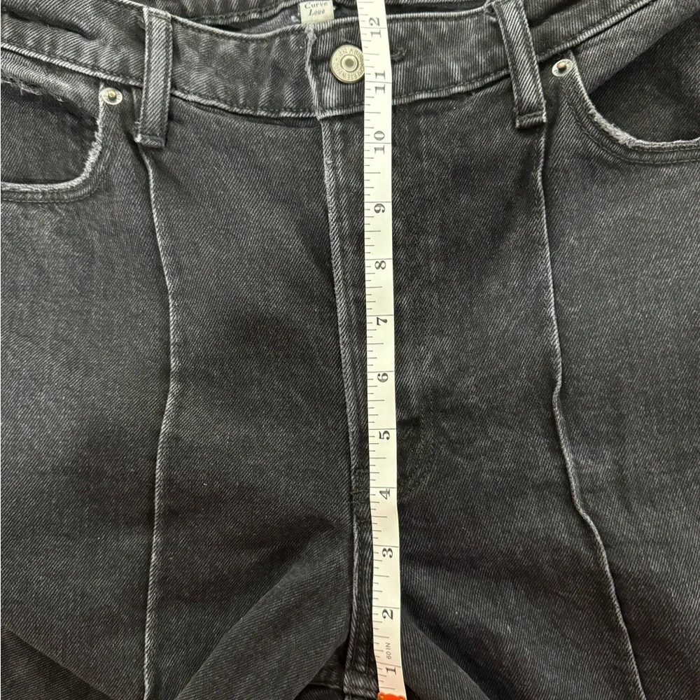 SOLD Abercrombie High Rise Vintage Flare Jean Black Size 28 - Picture 8 of 8